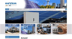 Desktop Screenshot of geyer.nl